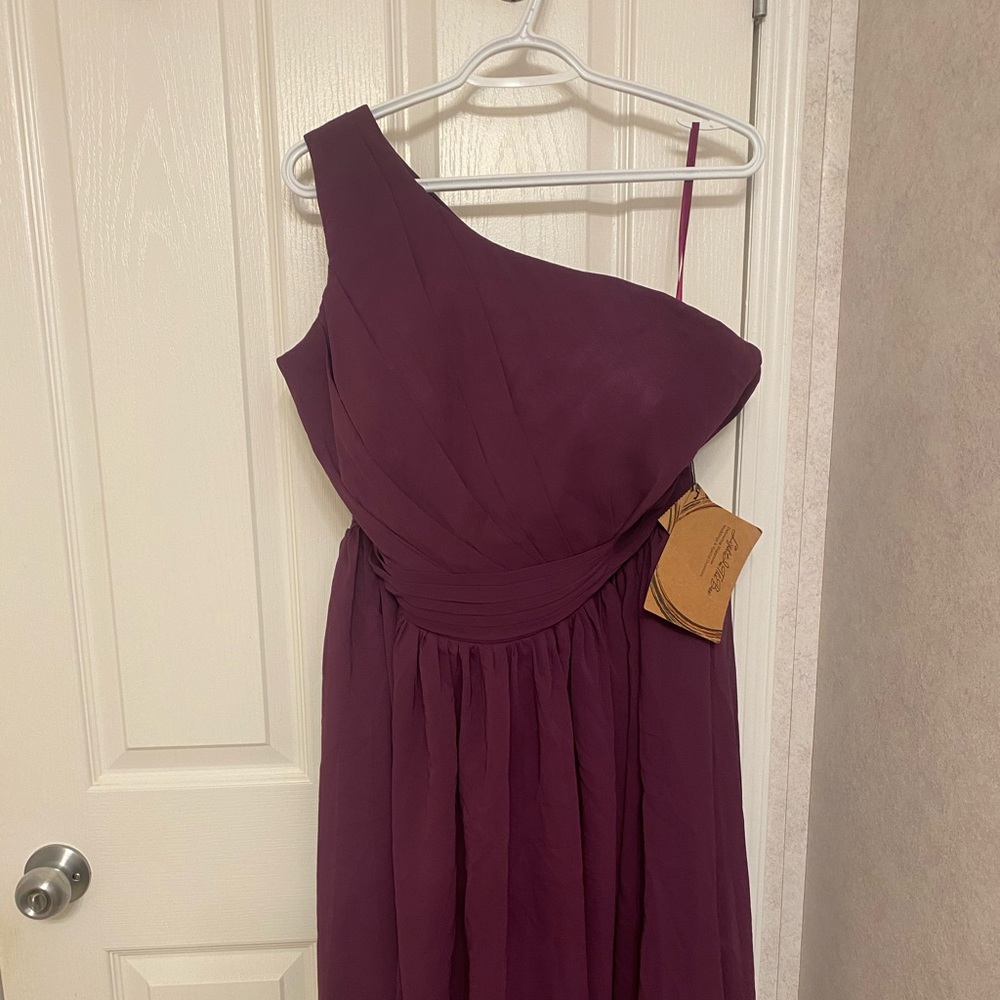 Bridesmaid or Formal One Shoulder Dress